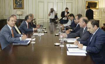 Συνάντηση Καραμανλή με τους βιομήχανους της Βόρειας Ελλάδας