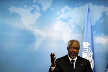 Κάλεσμα Ανάν προς τους Παλαιστίνιους για το σχηματισμό κυβέρνησης εθνικής ενότητας