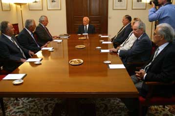 Συνάντηση του Κ.Παπούλια με τον Αν.Παπαληγούρα και τη νέα ηγεσία της Δικαιοσύνης