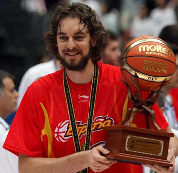 MVP ο Πάου Γκασόλ μολονότι απών από τον τελικό του Mundobasket
