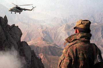 Ελικόπτερο της Γεωργίας δέχτηκε επίθεση από αντάρτες της Οσετίας