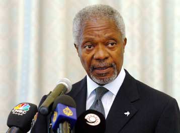 Νεότερα για την άρση αποκλεισμού του Λιβάνου εντός 48 ωρών περιμένει ο Κόφι Ανάν