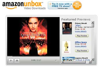 Διαδικτυακό «βιντεοπωλείο» εγκαινιάζει το Amazon.com