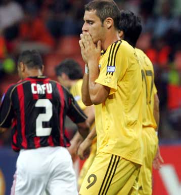 Με ήττα 3-0 από την Μίλαν στο «Σαν Σίρο» επέστρεψε η ΑΕΚ στους ομίλους