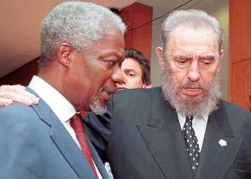 Στην Αβάνα την Πέμπτη ο Κόφι Ανάν για τη Σύνοδο των Αδεσμεύτων