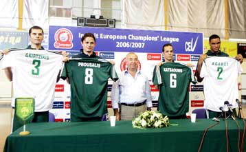 Αποκαλυπτήρια της ομάδας βόλεϊ ανδρών του Παναθηναϊκού