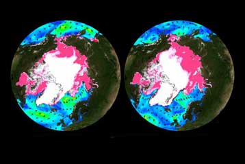 Δραματική η υποχώρηση του επιπλέοντος πάγου στην Αρκτική