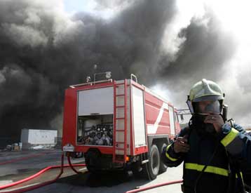Μεγάλη φωτιά ξέσπασε στη Σάμο