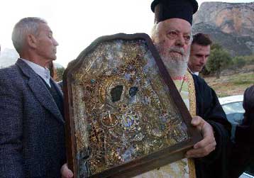 Σύλληψη υπόπτου στο Ηράκλειο για την κλοπή της εικόνας της Παναγίας της Βρεφοκρατούσας