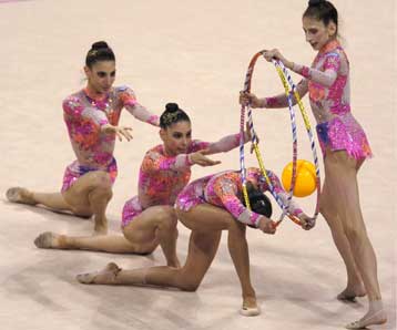 Έκτη η Ελλάδα στο ανσάμπλ του Ευρωπαϊκού πρωταθλήματος ρυθμικής γυμναστικής