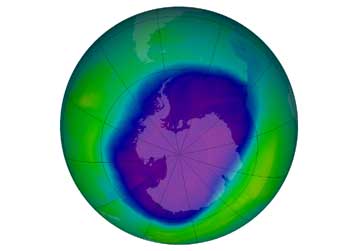 Επίπεδα ρεκόρ πλησιάζει η φετινή τρύπα του όζοντος στην Ανταρκτική