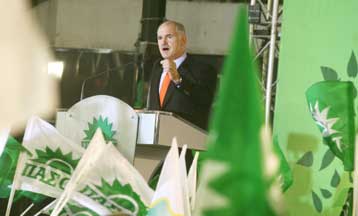 Μήνυμα νίκης του ΠΑΣΟΚ στέλνει ο Γ.Παπανδρέου από τη Δράμα