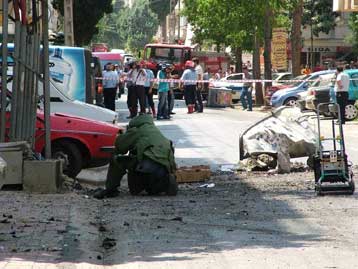 Έκρηξη βόμβας στην τουρκική πόλη Μερσίνα