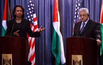Δήλωση στήριξης της ηγεσίας του Μαχμούντ Αμπάς από την Κοντολίζα Ράις