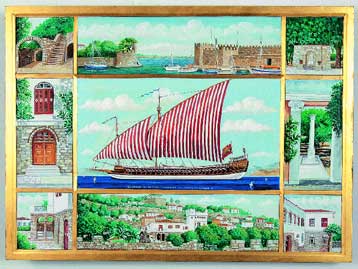 Έκθεση έργων ζωγραφικής στον πύργο Μπότσαρη της Ναυπάκτου