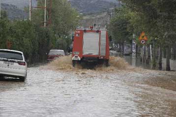 Προβλήματα δημιούργησε η κακοκαιρία και στα Χανιά