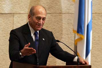 Έκκληση διαλόγου προς Λίβανο και Παλαιστινιακή Αρχή από τον Εχούντ Ολμέρτ