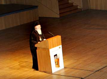 Για την «αποστολή του Οικουμενικού Πατριαρχείου τον 21ο αιώνα» μίλησε ο κ.Βαρθολομαίος