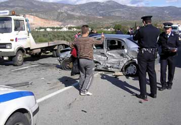 Μείωση 11,6% παρουσίασαν τα τροχαία δυστυχήματα στην Ελλάδα σε μια πενταετία
