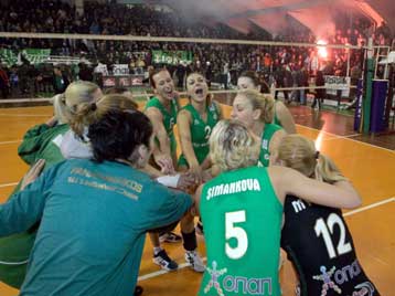Επίδειξη δύναμης του Παναθηναϊκού, 3-0 σετ του Ολυμπιακού