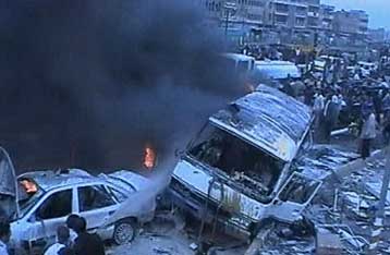 Λουτρό αίματος από μπαράζ εκρήξεων σε σιιτικό προάστιο της Βαγδάτης