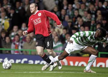 Στην Μάντσεστερ Γιουνάιτεντ μέχρι το 2010 ο Ρούνεϊ