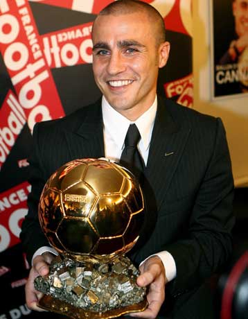 Ο Φάμπιο Καναβάρο κέρδισε τη «Χρυσή Μπάλα 2006»