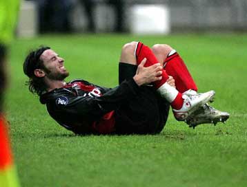 Εκτός δράσης για το υπόλοιπο του 2006 ο Γιάννης Αμανατίδης