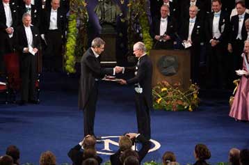 Απονομή των βραβείων Νόμπελ 2006 στη Στοκχόλμη