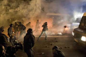 Επεισόδια στην Κοπεγχάγη μεταξύ αριστερών διαδηλωτών και αστυνομίας