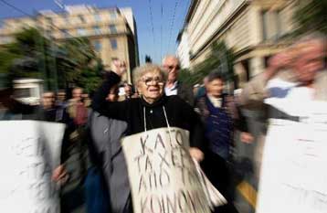 Στους δρόμους της Αθήνας βγήκαν την Τρίτη οι συνταξιούχοι
