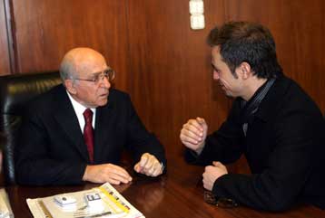 Για το γήπεδο στον ΟΔΔΥ ενημέρωσε ο Ντ. Νικολαΐδης τον Γ. Σουφλιά