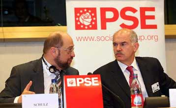 Ομιλία Παπανδρέου επί διεθνούς επικαιρότητας στους Σοσιαλιστές του Ευρωκοινοβουλίου