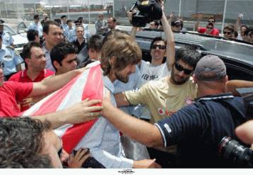 Ιαχές των «Παρτιζάνων» στο ΣΕΦ και «Μάτσας» στο παρκέ