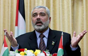 Εντολή σχηματισμού κυβέρνησης περιμένει από τον Παλαιστίνιο πρόεδρο ο Ισμαήλ Χανίγε