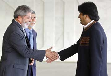 Συμφωνία Βραζιλίας-Βολιβίας για τις τιμές του φυσικού αερίου