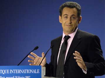 Την αντίθεση του με την ένταξη της Τουρκίας στην ΕΕ επανέλαβε ο Νικολά Σαρκοζί