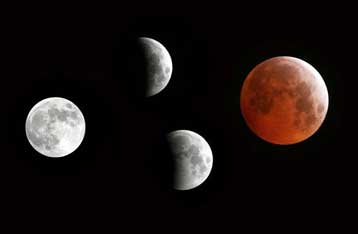 Εκατομμύρια άνθρωποι σε όλο τον πλανήτη παρακολούθησαν την ολική έκλειψη της Σελήνης