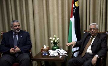 Ακαρπη η πρώτη συνάντηση Αμπάς-Χανίγιε για το σχηματισμό παλαιστινιακής κυβέρνησης