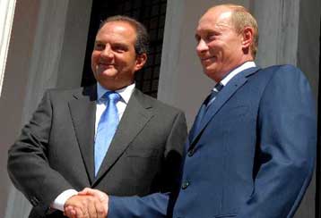 Παρόντος του Πούτιν η συμφωνία για τον αγωγό Μπουργκάς-Αλεξανδρούπολη