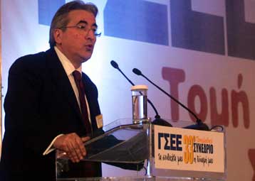 Το «πρόγραμμα πάλης» της ΓΣΕΕ παρουσίασε ο Γ.Παναγόπουλος