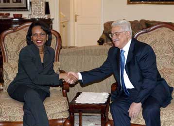 Εντείνει η Ράις τις προσπάθειές της για επανέναρξη των ειρηνευτικών διαπραγματεύσεων