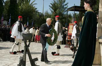 Στο Μεσολόγγι για την επέτειο της Εξόδου ο Κ.Παπούλιας