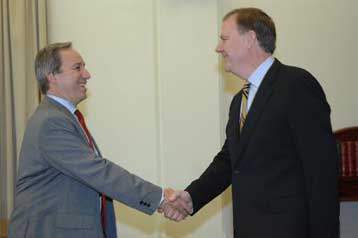 Με τον Αυστραλό υπουργό Οικονομικών συναντήθηκε ο Γ.Αλογοσκούφης