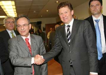 Επεκτείνεται η συμφωνία της σύμβασης προμήθειας φυσικού αερίου με την Gazprom