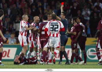 Ένσταση κατά της αποβολής του Ριβάλντο θα καταθέσει ο Ολυμπιακός