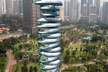 Περιστρεφόμενος ουρανοξύστης θα προσφέρει μοναδική θέα του Ντουμπάι