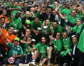 Πρωταθλητής Ευρώπης ο Παναθηναϊκός, που νίκησε την ΤΣΣΚΑ Μόσχας στον τελικό του ΟΑΚΑ