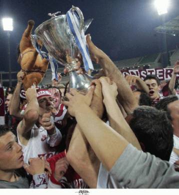 «Κάηκε» η Λάρισα μετά την κατάκτηση του Κυπέλλου