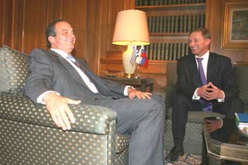 Για μπάσκετ συζήτησαν Κ.Καραμανλής και Σ.Ιβανόφ στο Μέγαρο Μαξίμου